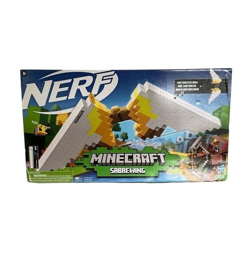Nerf Minecraft Sabrewing Motorized Bow